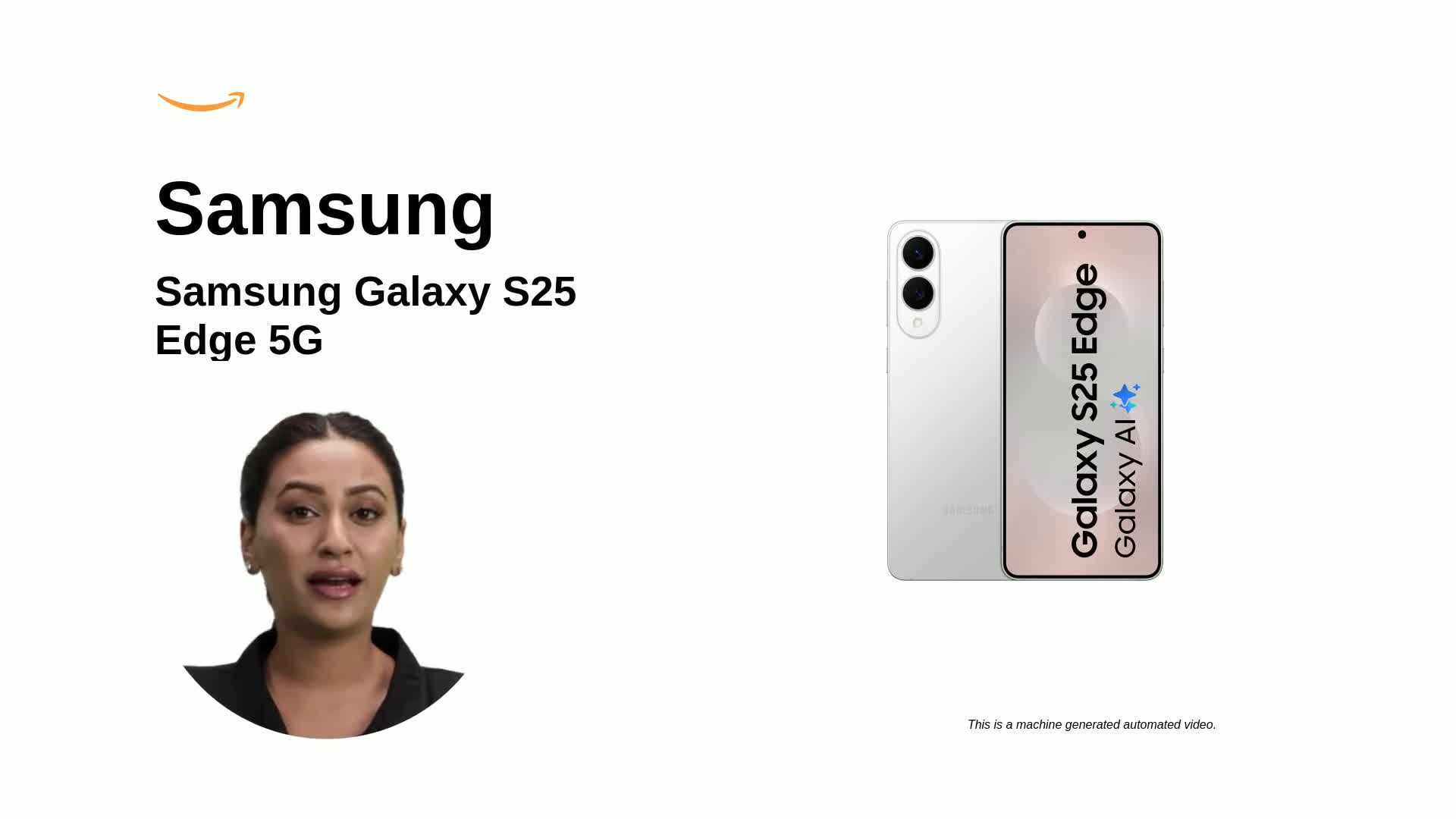 Samsung Galaxy S25 Edge 5G AI Smartphone